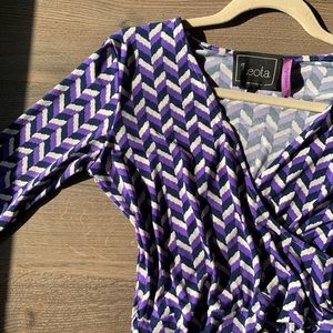 💟Leota Perfect Wrap dress size small